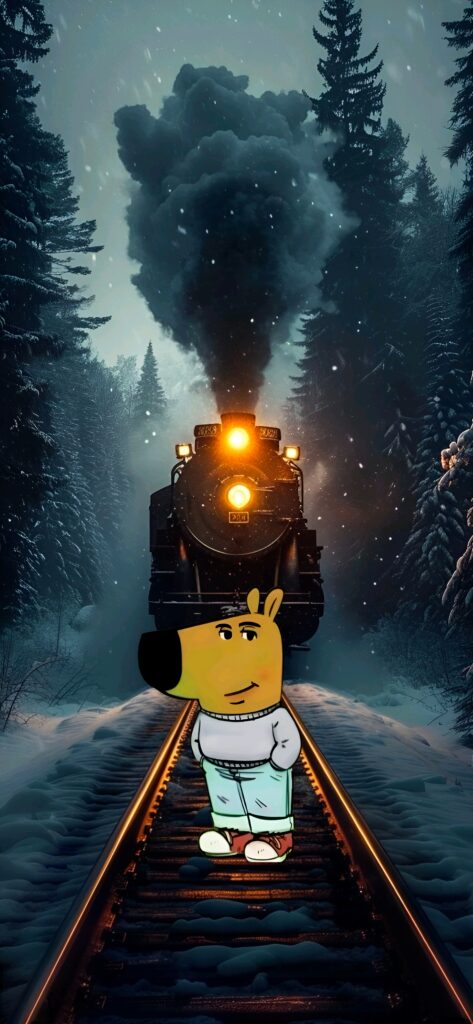 Chill guy meme wallpaper