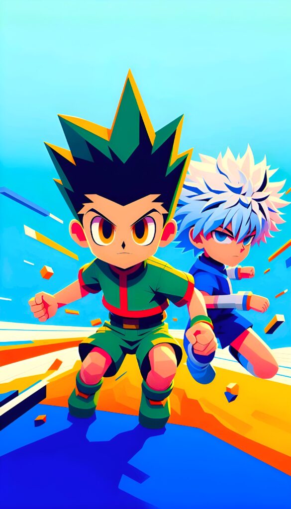Gon and Killua Wallpaper 4k