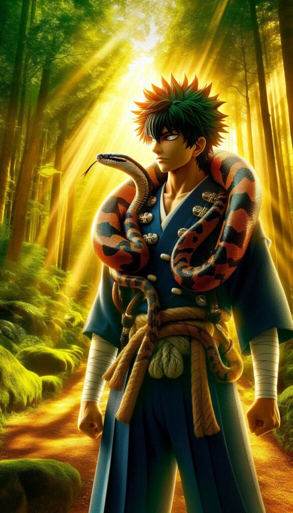 Artistic Obanai Iguro Wallpaper 4k