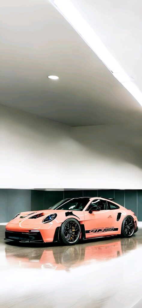 Pink Porsche GT3 RS wallpaper free