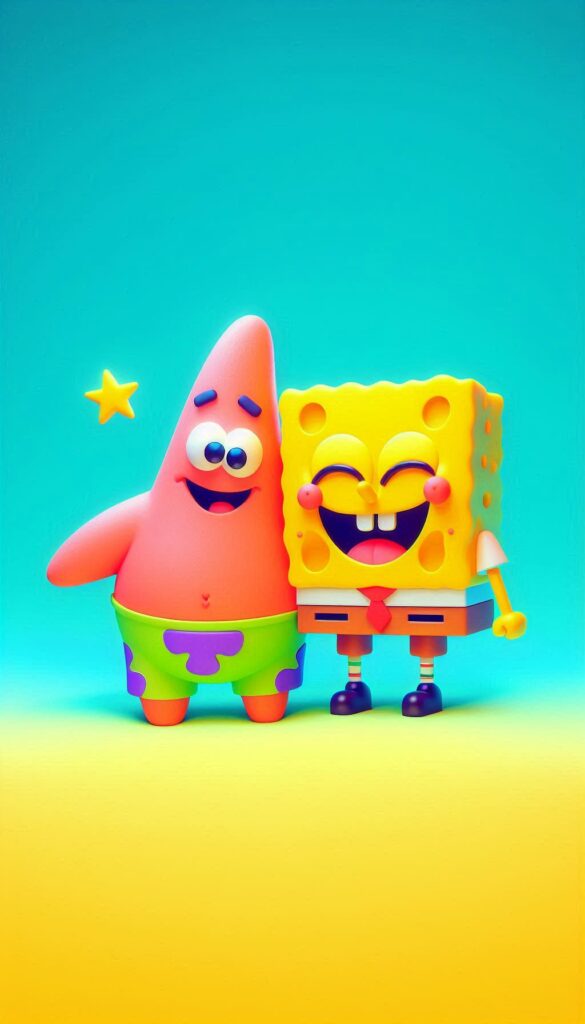 Free SpongeBob and Patrick Star Wallpaper
