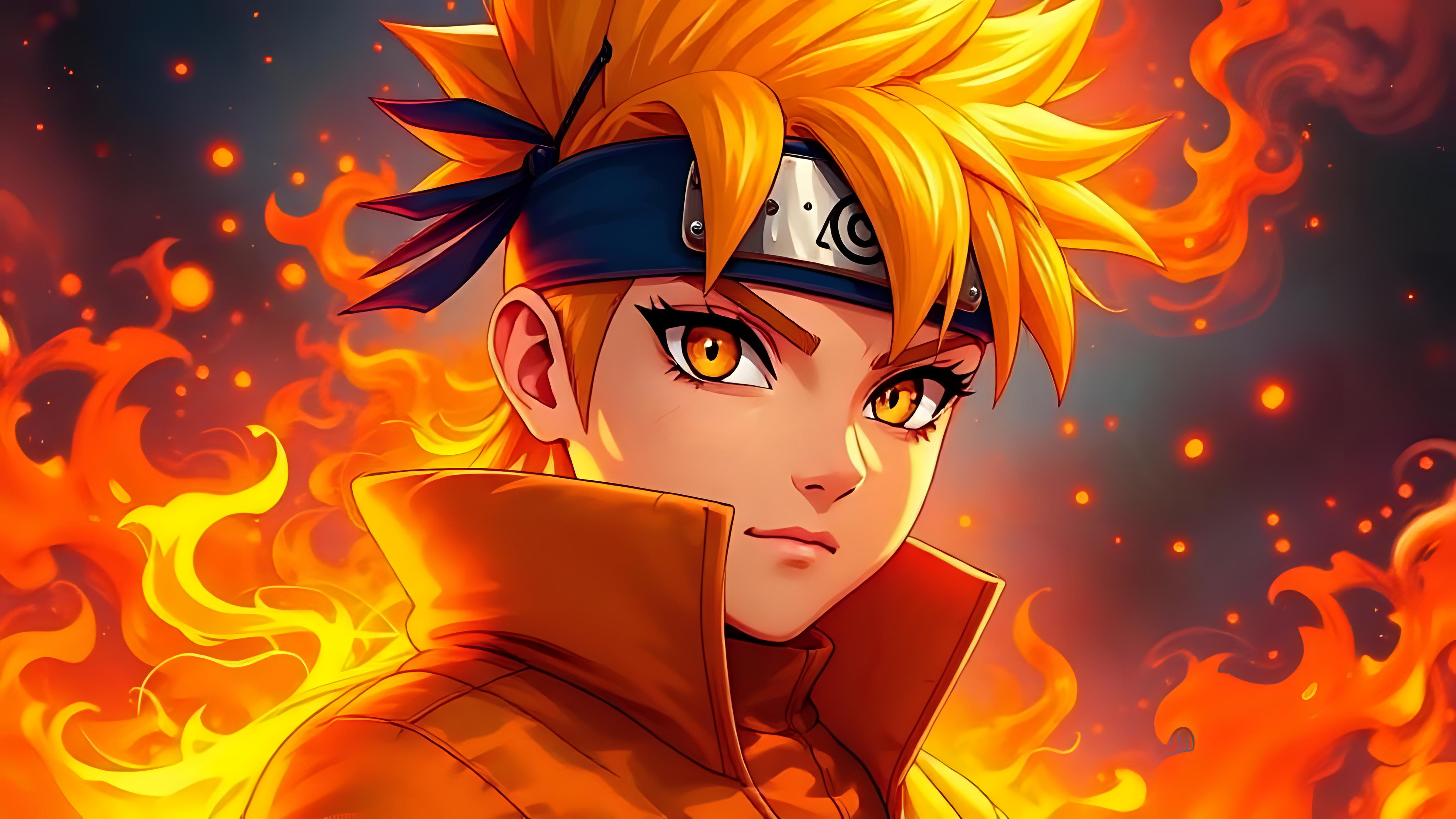 Naruto Flame Wallpaper free