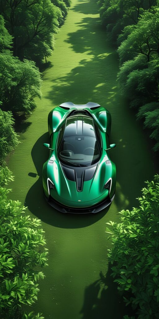 Green Supercar Wallpaper