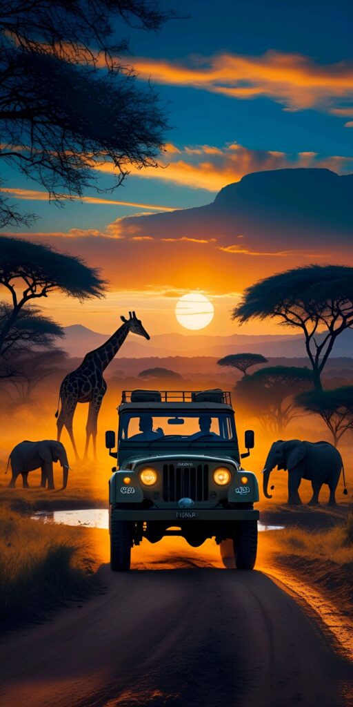Scenic Safari Adventure Wallpaper