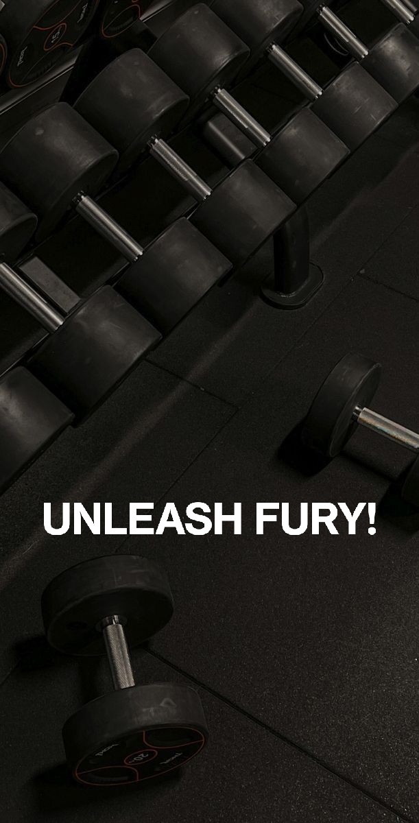 UNLEASH FURY! Dumbbell Wallpaper