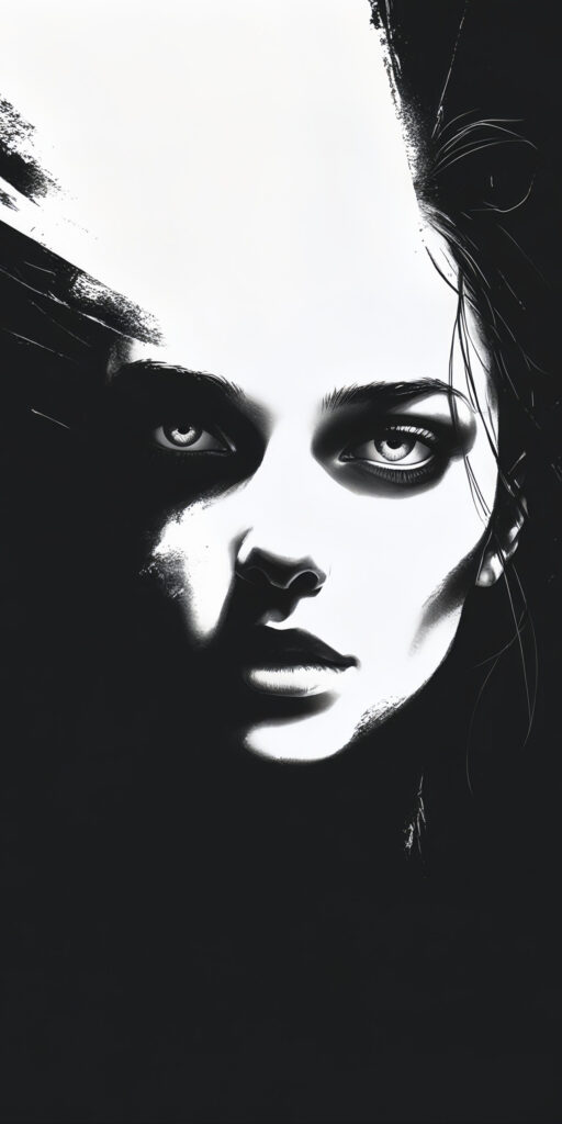 Striking Woman Portrait Wallpaper