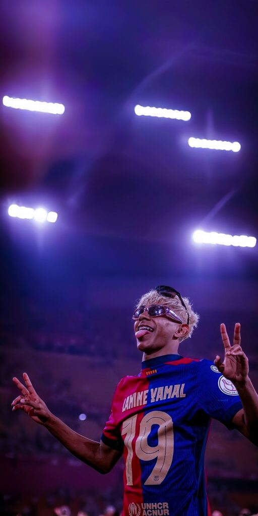 Lamine Yamal Celebration Wallpaper