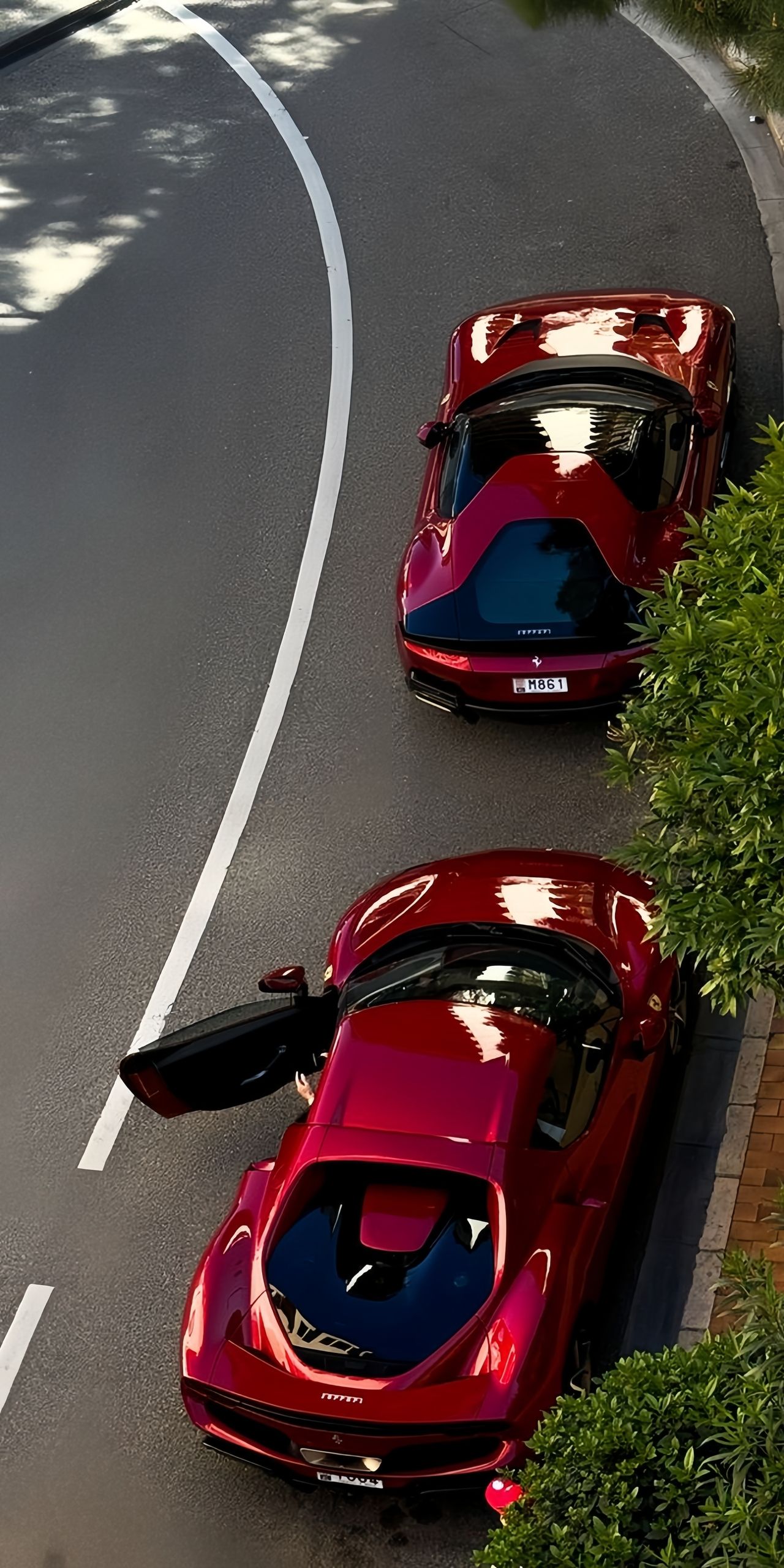 Red Ferraris Coastal Drive