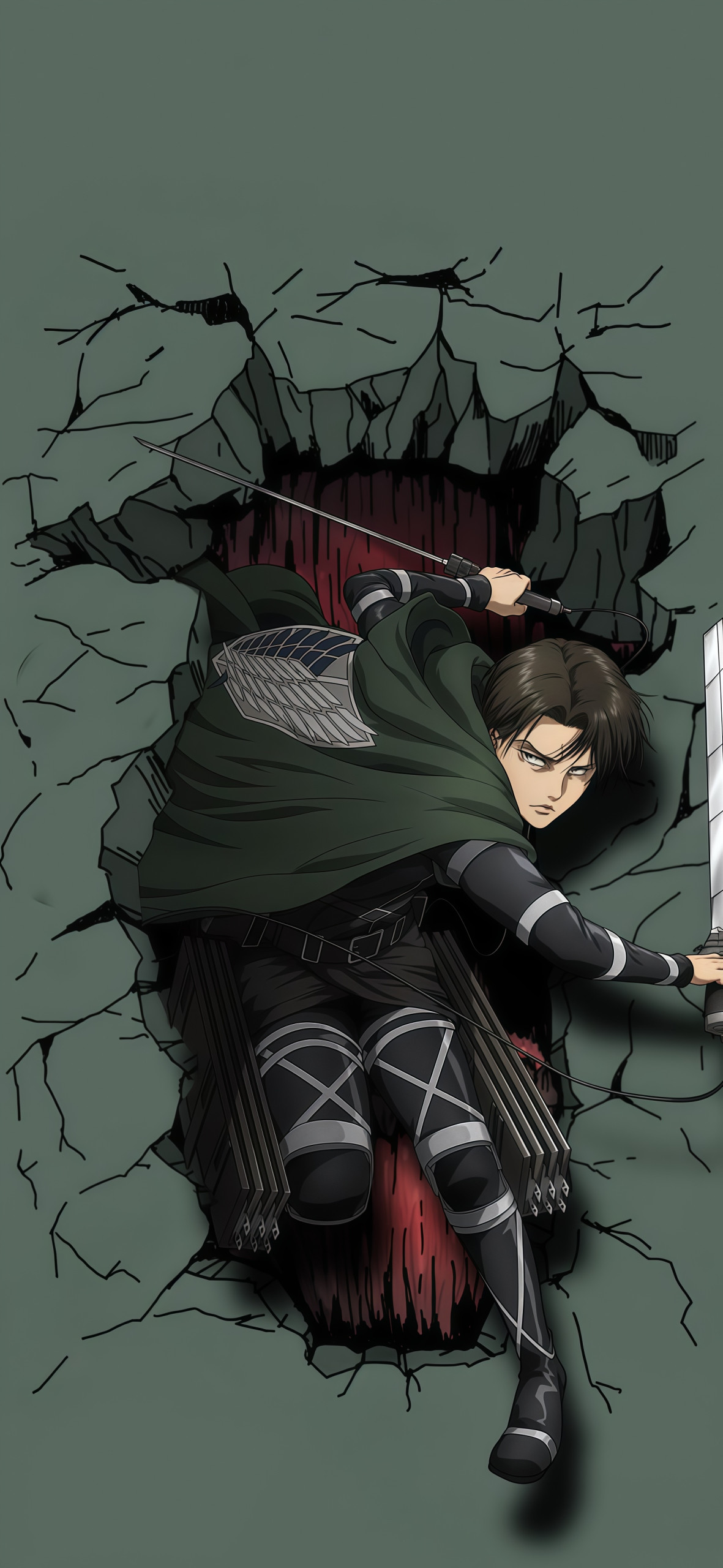 Epic Levi Ackerman Jjk wallpaper