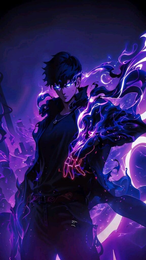 Epic Solo Leveling 4K Sung Jin Woo Wallpaper