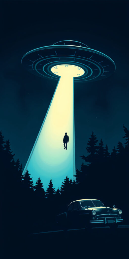 UFO Abduction Wallpaper