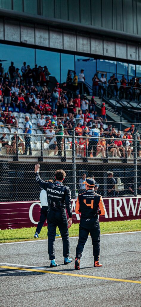 Epic George Russell & Lando Norris F1 Wallpaper