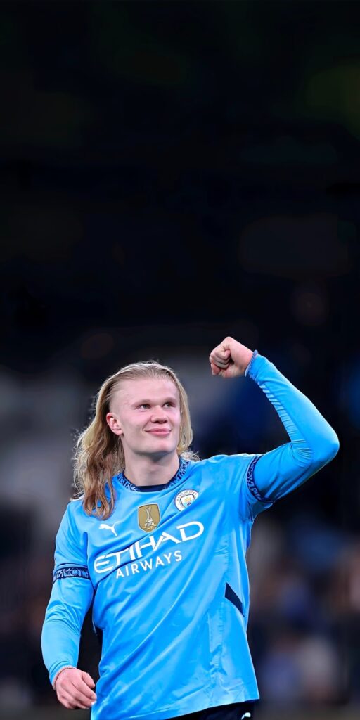 Epic Erling Haaland City Wallpaper