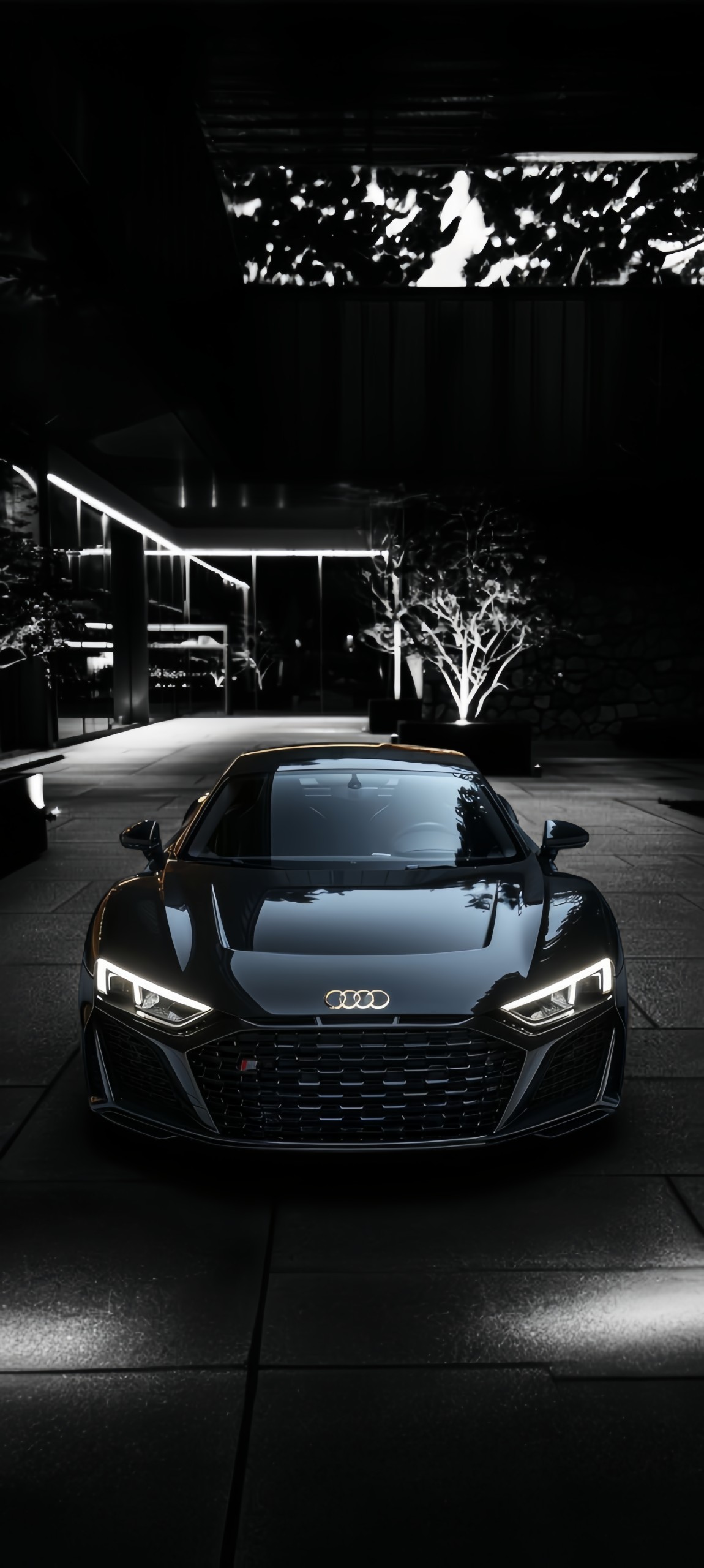 Epic Night Vision Audi R8 LED Wallpaper