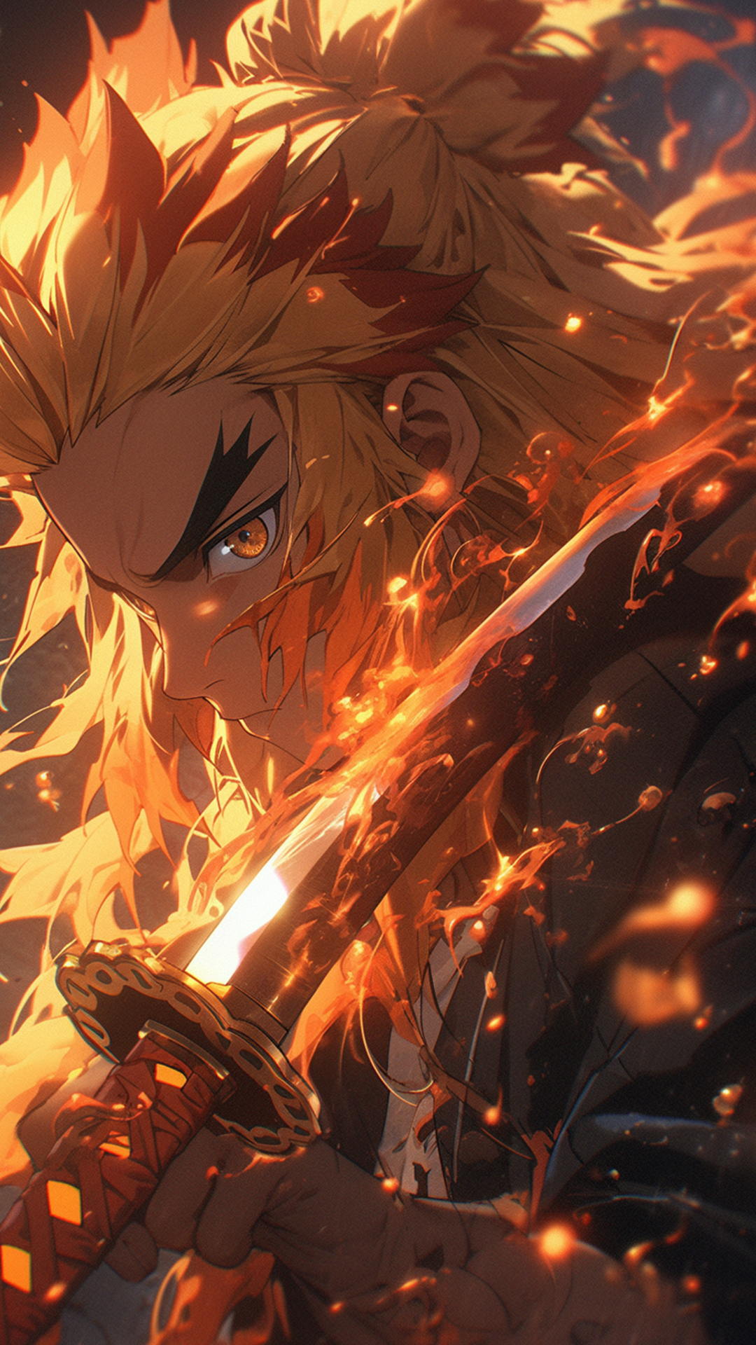 Epic Rengoku Demon Slayer Wallpaper