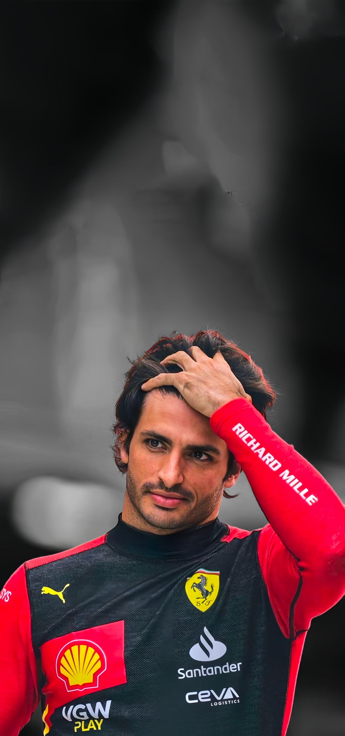 Epic Carlos Sainz Jr. Wallpaper