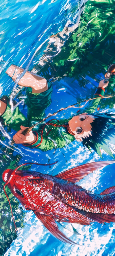 Gon Freecss Underwater Wallpaper