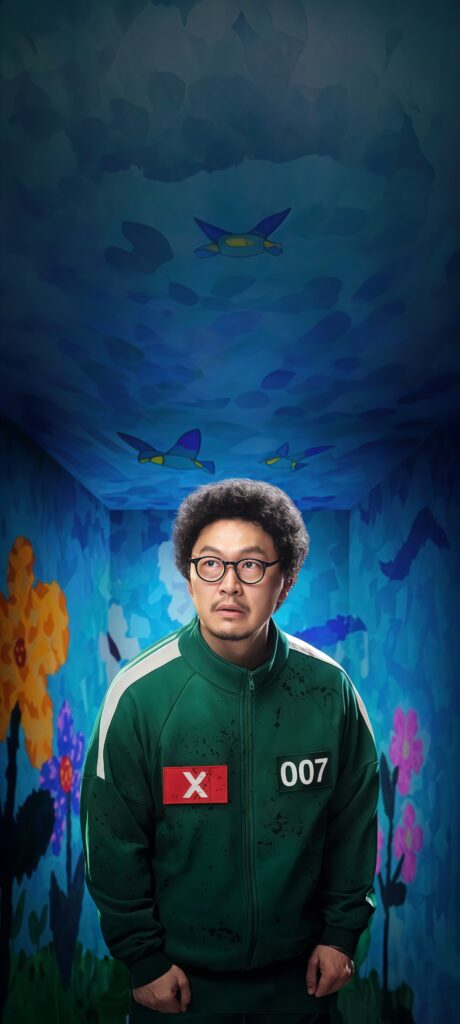 Park Yong-sik (Player 007) Squid Game Wallpaper