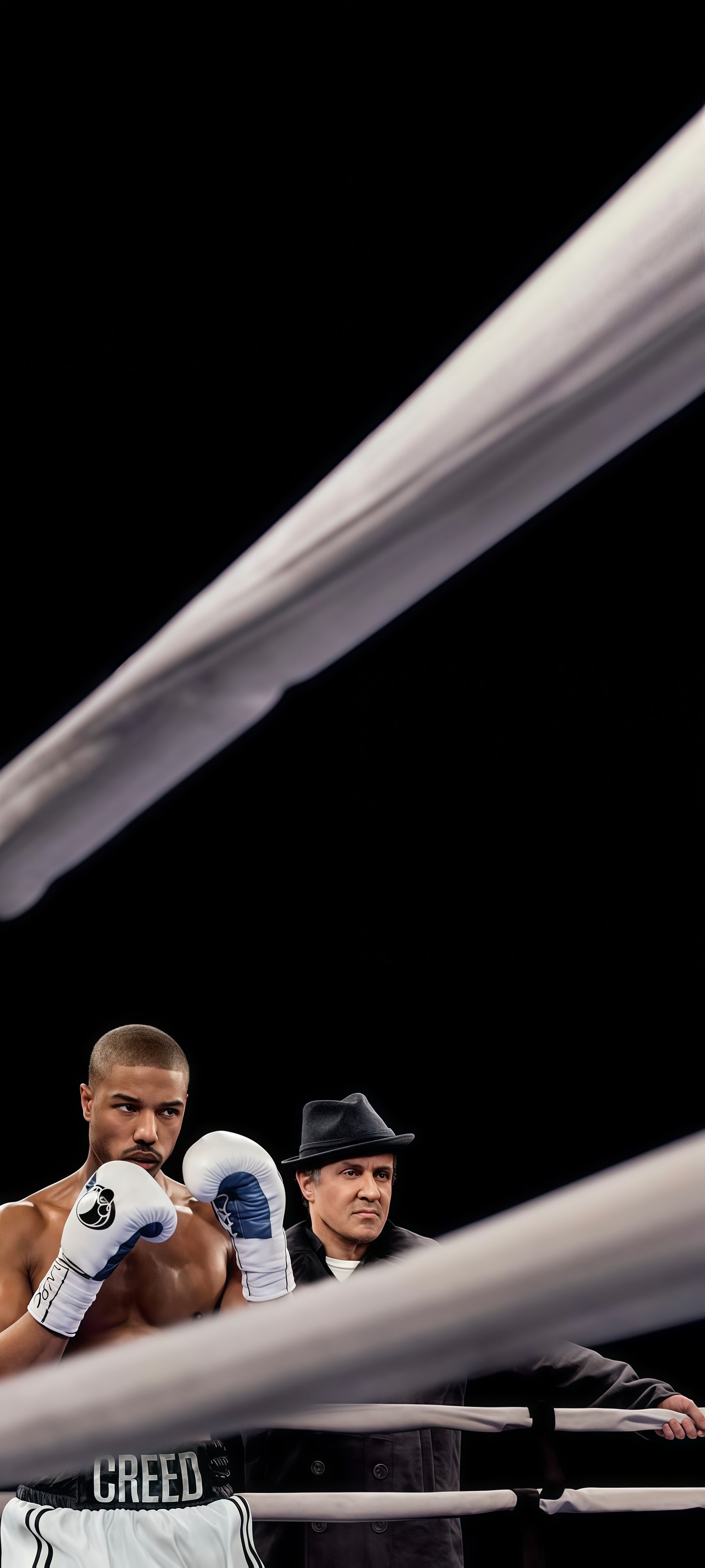 Adonis and Rocky in the Ring Wallpaper