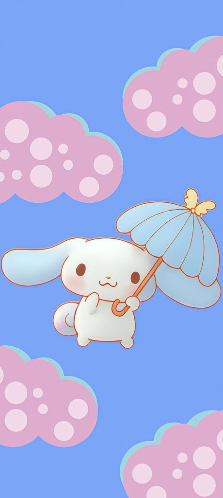 Cinnamoroll with Umbrella Wallpaper