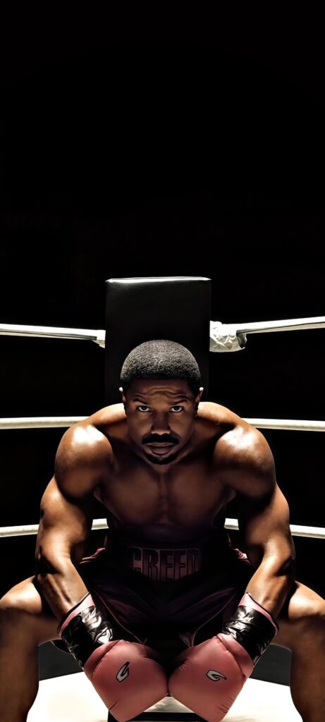 Intense Adonis Creed Boxing Wallpaper