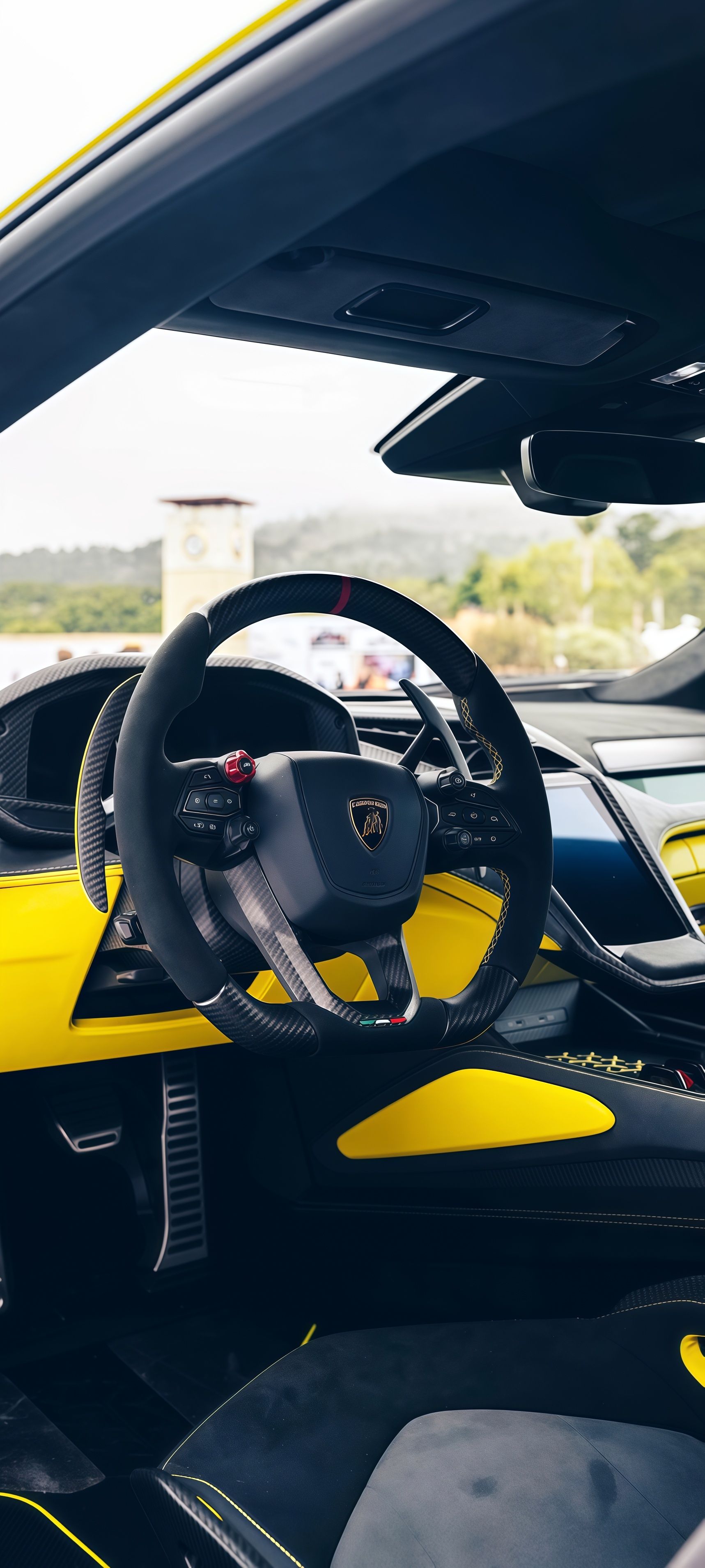 Lamborghini Fenomeno Interior Cockpit Wallpaper