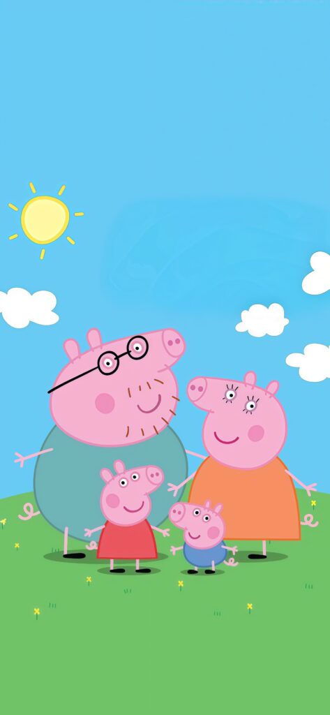 Peppa Pig Family Wallpaper