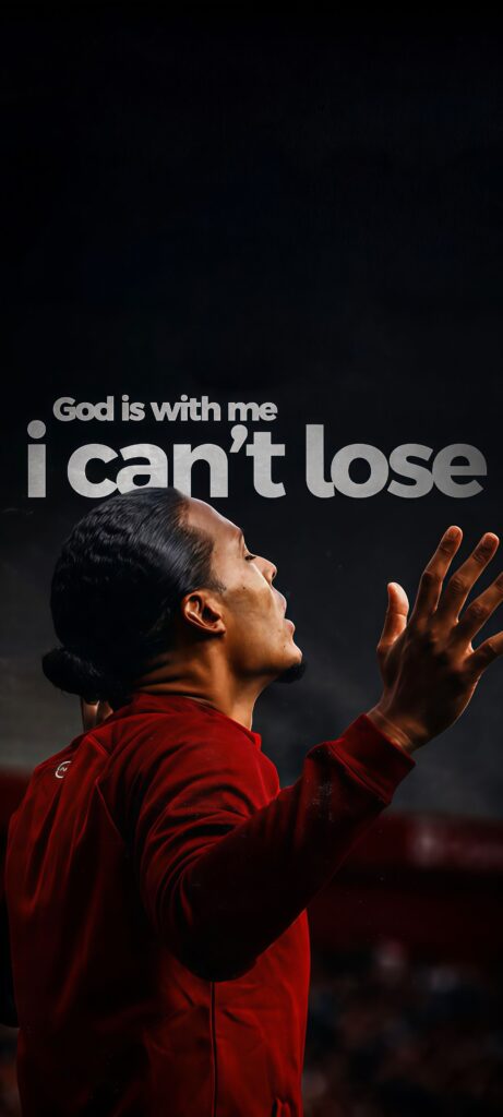 Virgil van Dijk I Can't Lose Wallpaper