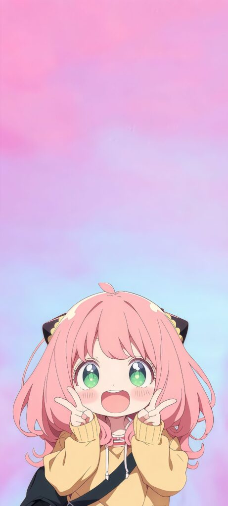 Anya Forger Waku Waku Wallpaper