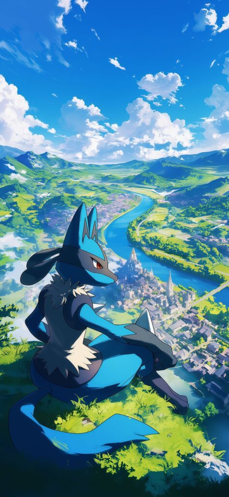 Majestic Lucario Pokemon Wallpaper