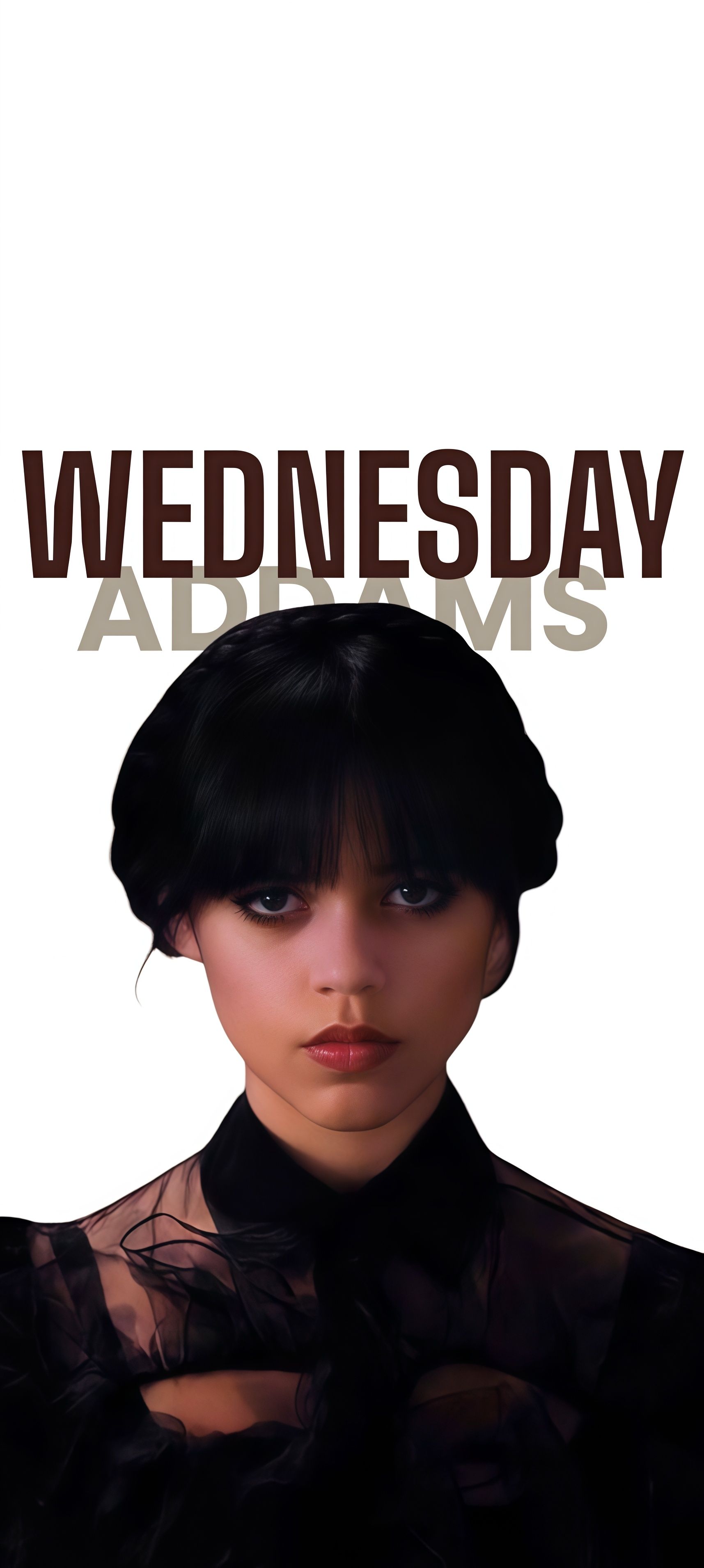 Wednesday Addams Minimalist Wallpaper