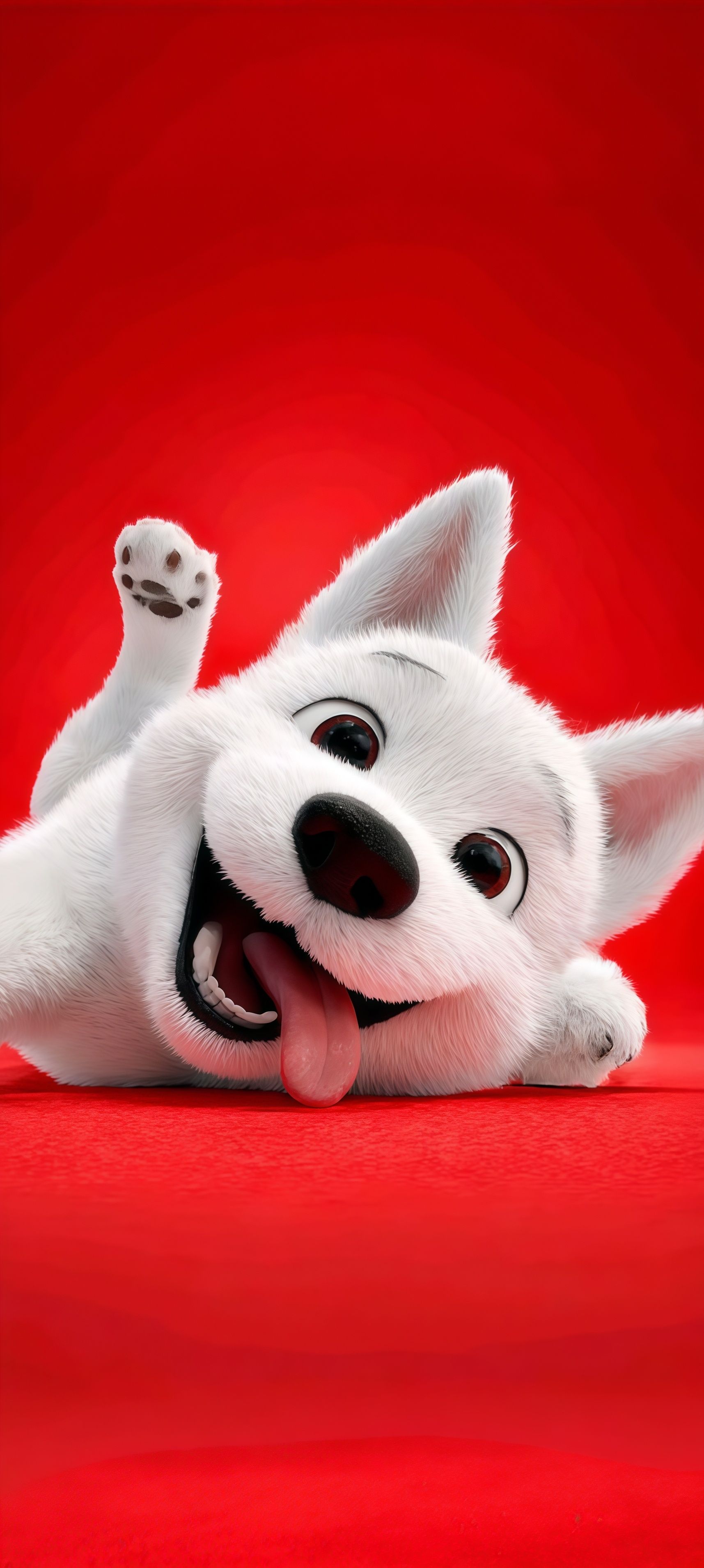 Bolt Disney Super-Dog Happy Face Wallpaper