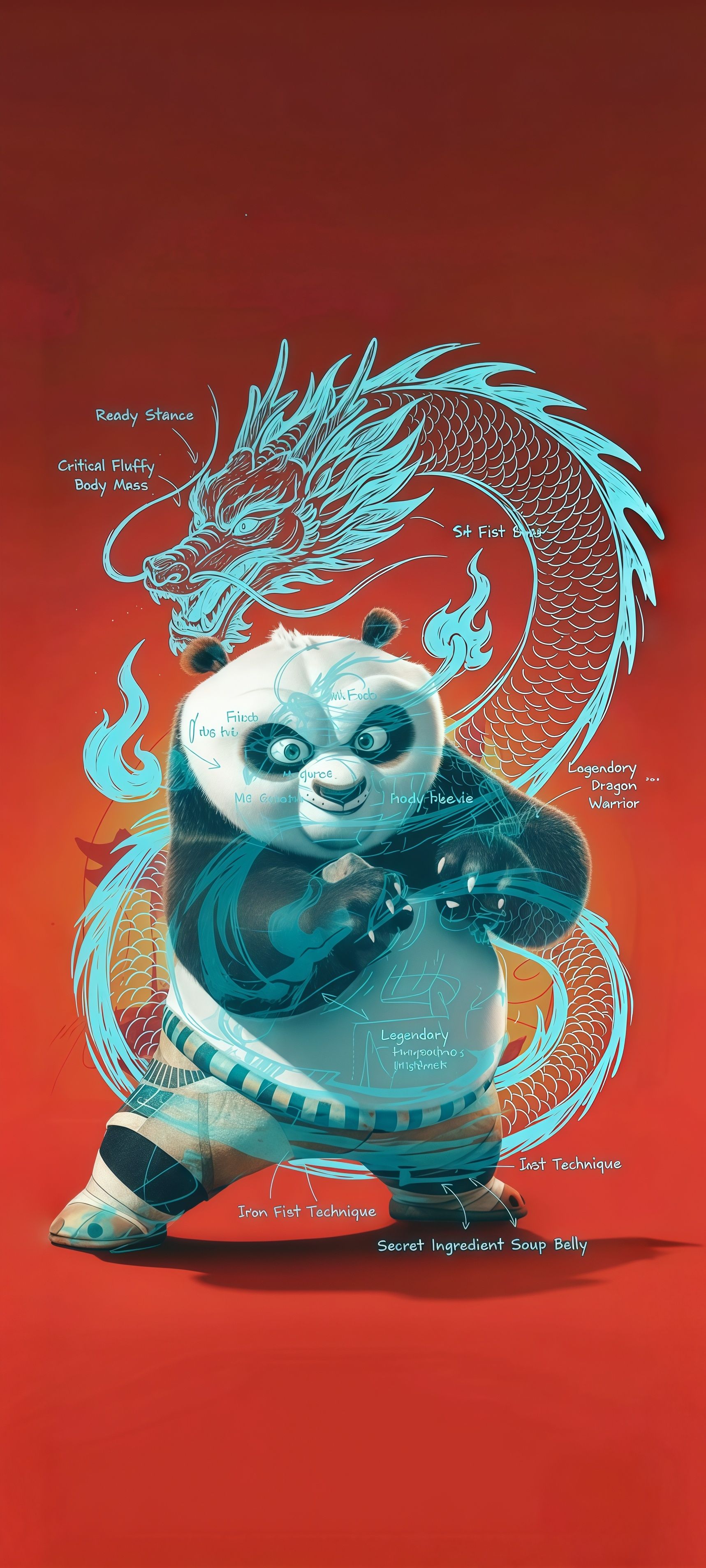 Kung Fu Panda Po Dragon Wallpaper