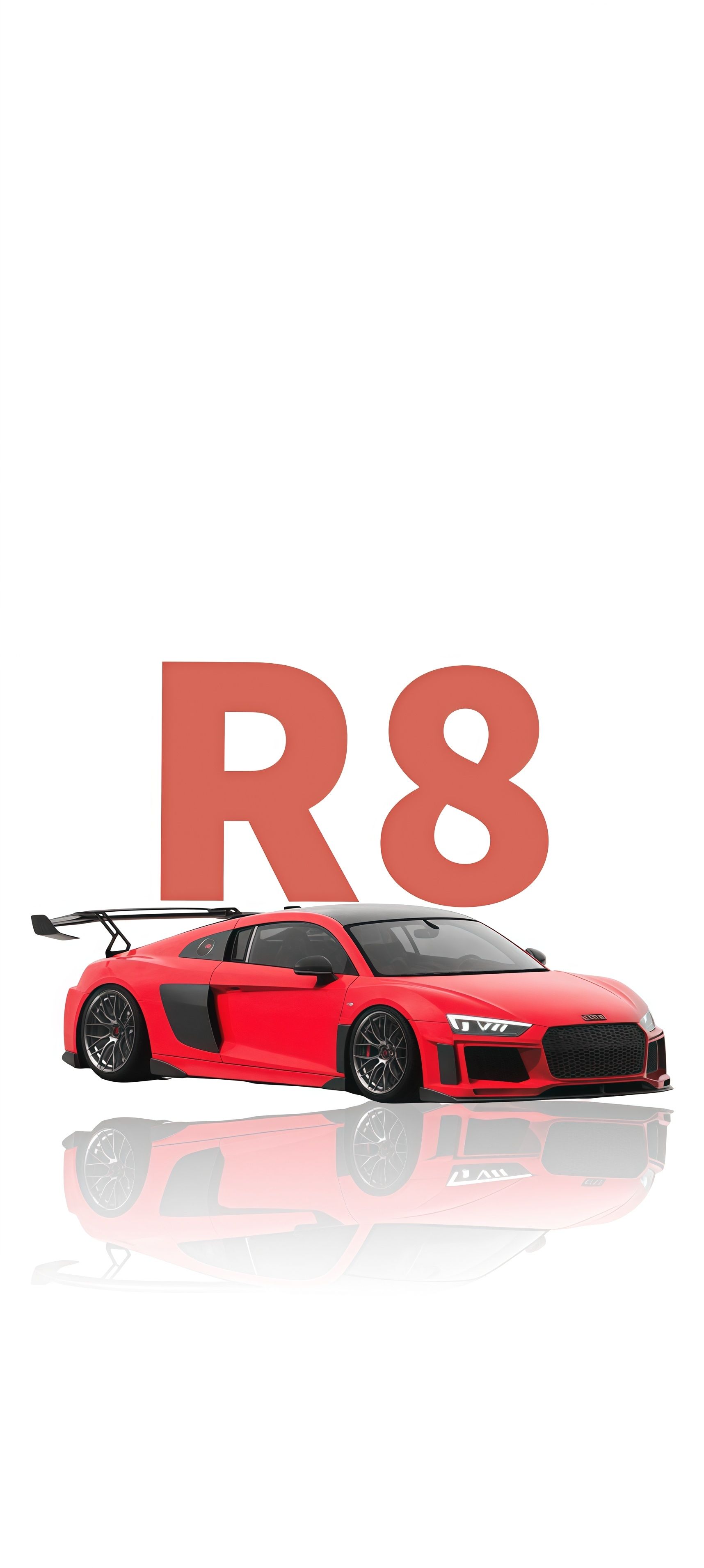 Stunning Red Audi R8 4K Wallpaper