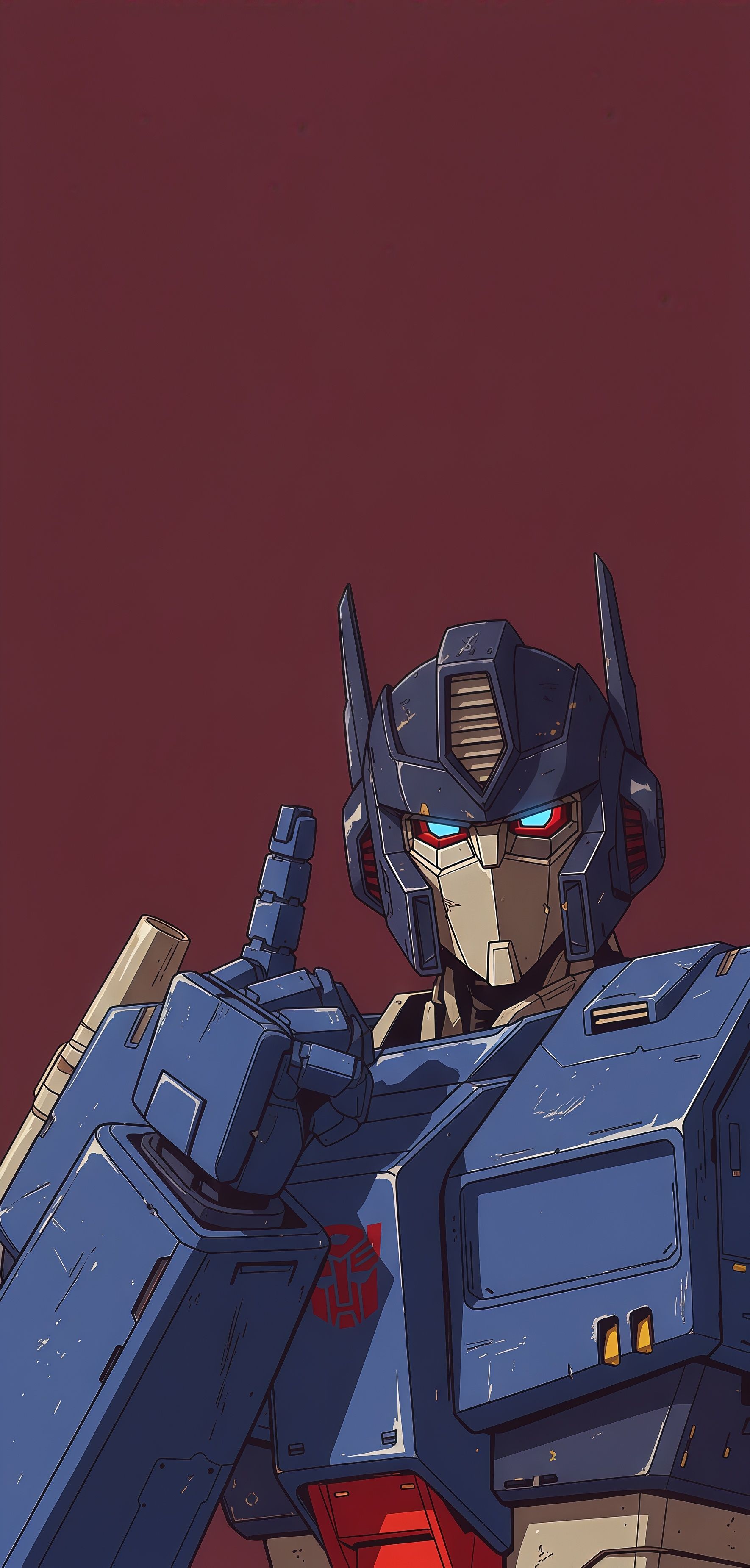 Brave Blue Autobot Hero G1 Style Wallpaper