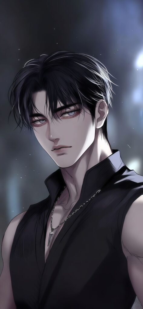 Dark Haired Manhwa Art Wallpaper