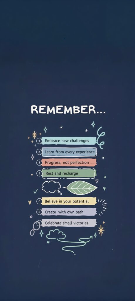 Inspirational Remember Life Tips Wallpaper