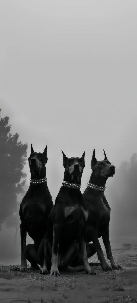 Majestic Doberman Dogs Wallpaper