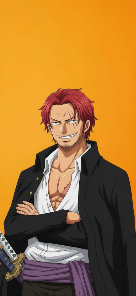 One Piece Shanks Red Haired Emperor Wallpaper