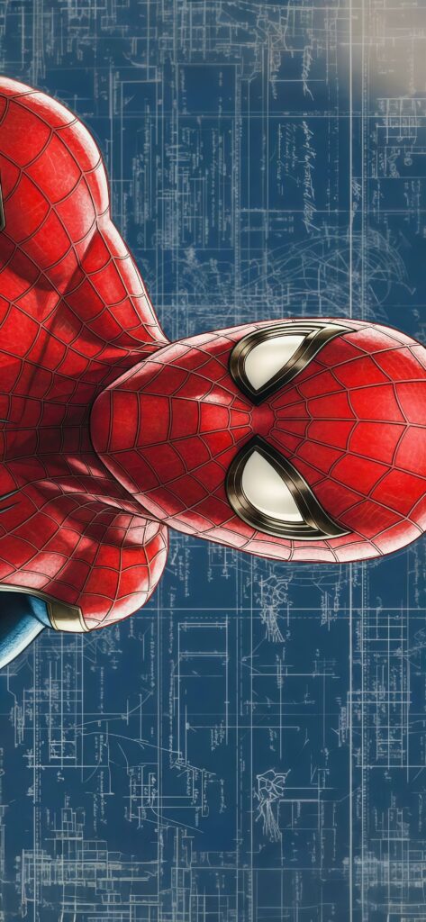 Spider-Man Blueprint Wallpaper