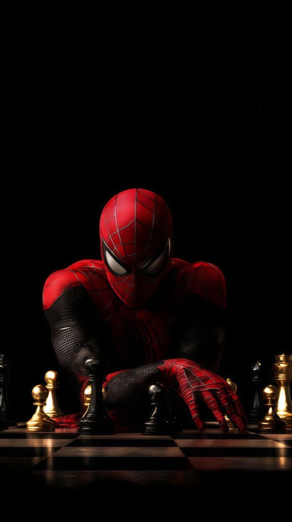 Spider-Man Chess Strategy Wallpaper