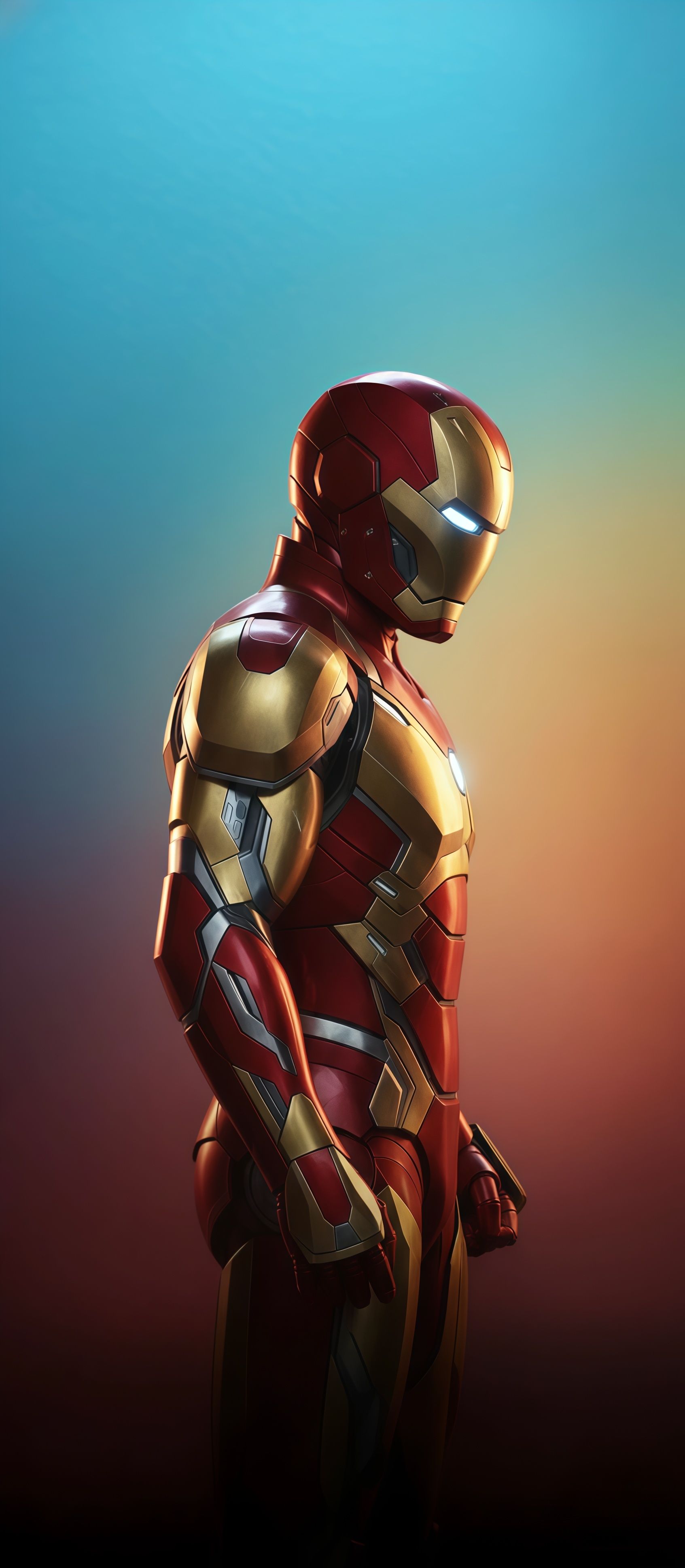 Striking Iron Man Wallpaper