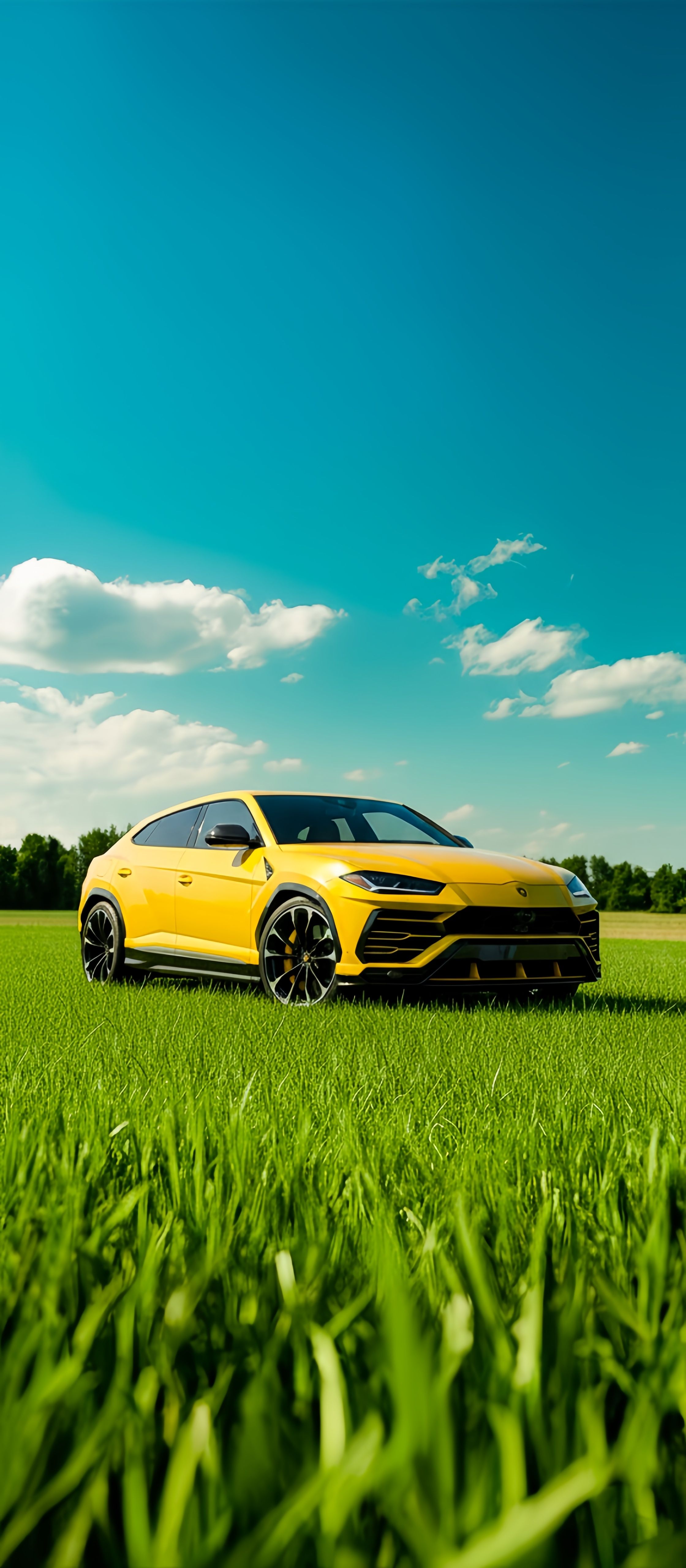 Yellow Lamborghini Urus Luxury SUV Supercar Wallpaper