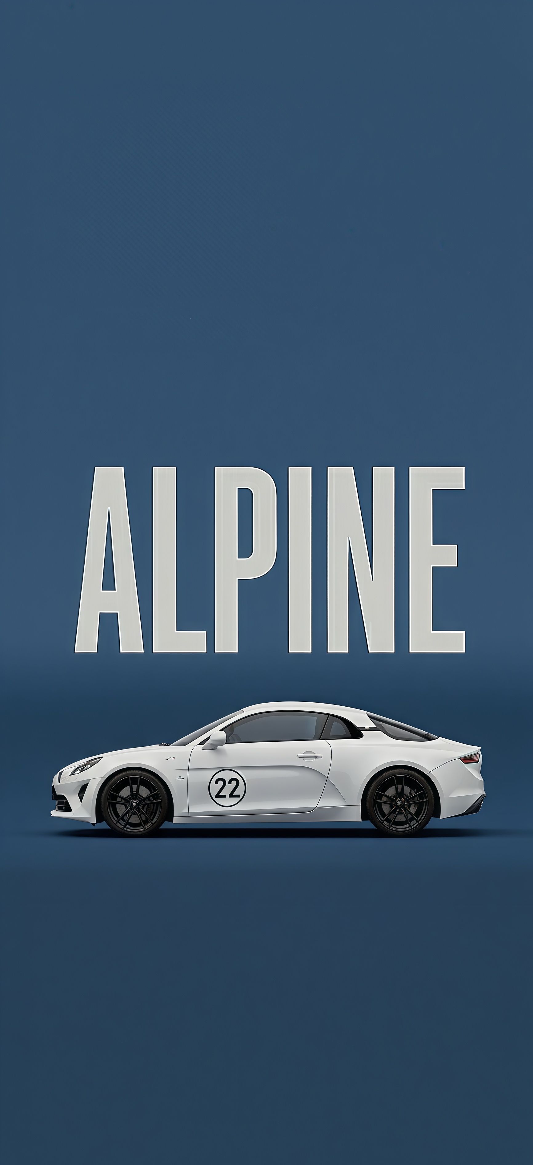 Alpine A110 Cup Blue Wallpaper