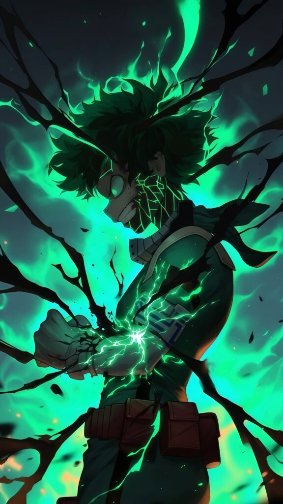 Deku Blackwhip Rage Wallpaper