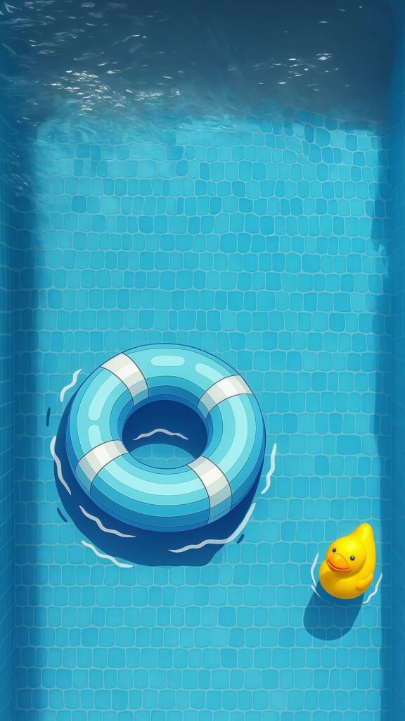 Duck Life Ring Pool Live Wallpaper