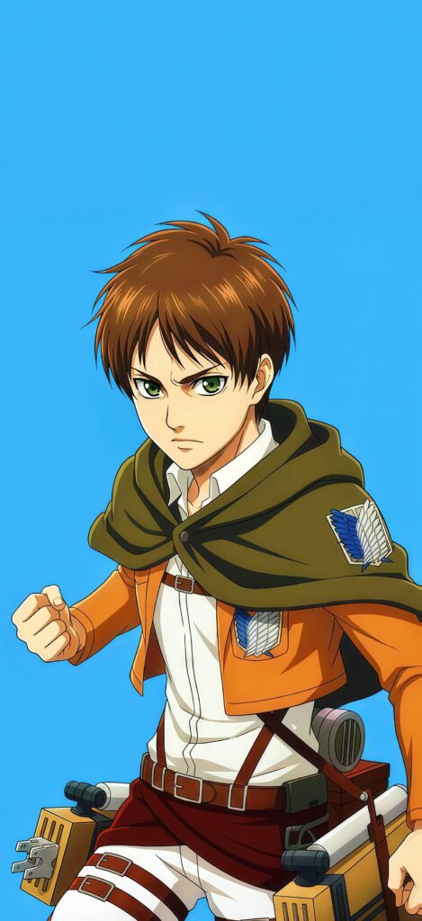 Eren Yeager Survey Corps Hero Wallpaper