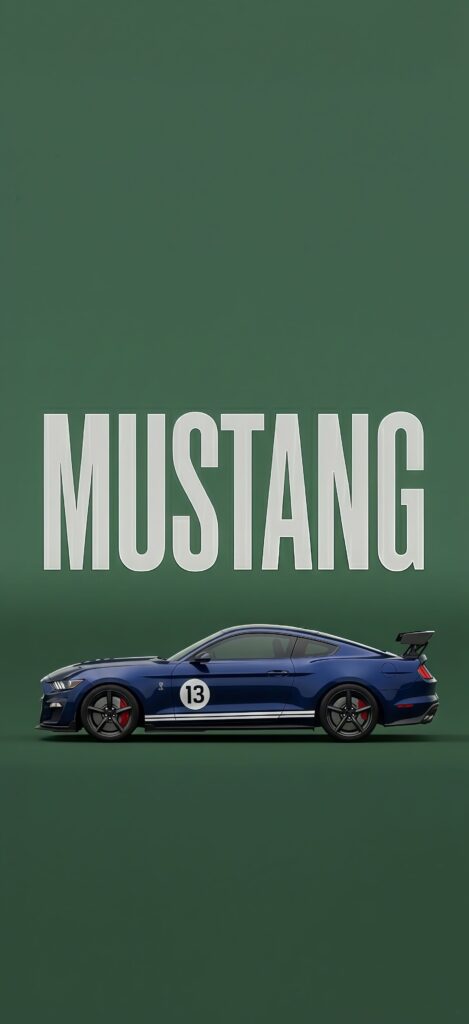 Ford Mustang Shelby GT500 Dark Green Wallpaper