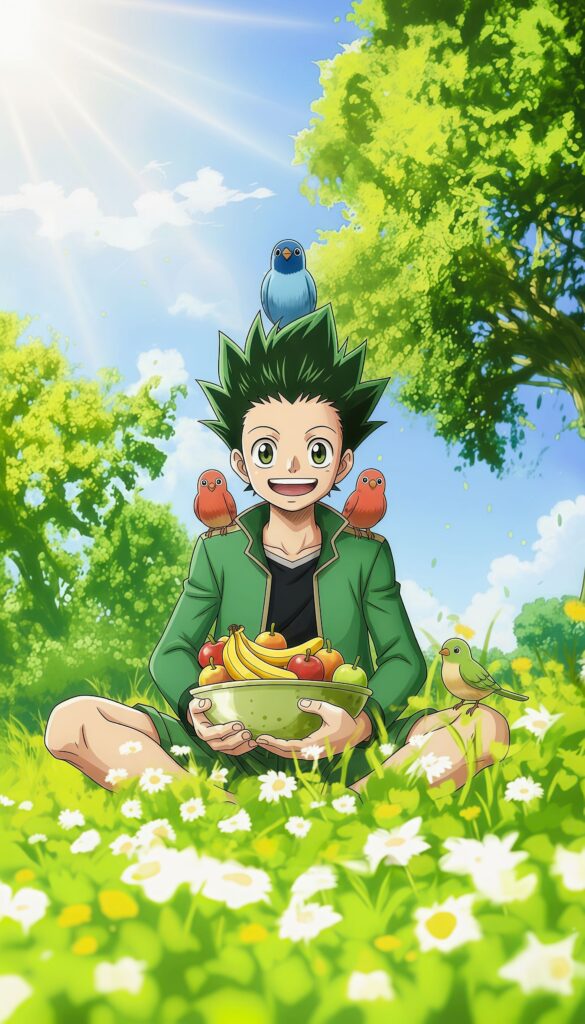 Gon Freecss Hunter x Hunter Picnic Wallpaper