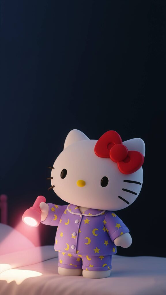 Hello Kitty Flashlight Search Live Wallpaper